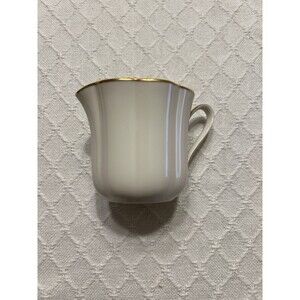 Vintage Noritake Ivory China Gold Trim Creamer and Open Sugar